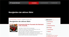 Desktop Screenshot of feuerwehr-bernbach.de